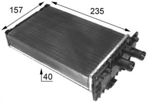 Mahle AH 48 000S - Výmenník tepla vnútorného kúrenia
