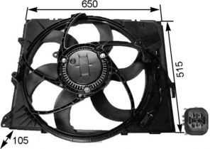 Mahle CFF 264 000S - Ventilátor motora