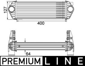 Mahle CI 168 000P - Chladič plniaceho vzduchu