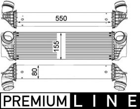 Mahle CI 183 000P - Chladič plniaceho vzduchu