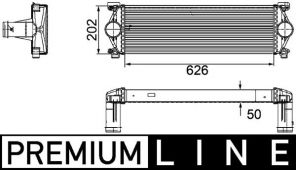 Mahle CI 254 000P - Chladič plniaceho vzduchu