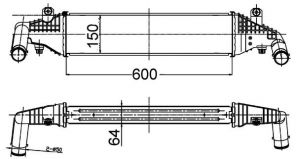 Mahle CI 504 000S - Chladič plniaceho vzduchu