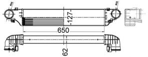 Mahle CI 505 000S - Chladič plniaceho vzduchu