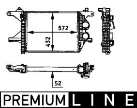 Mahle CI 94 000P - Chladič plniaceho vzduchu