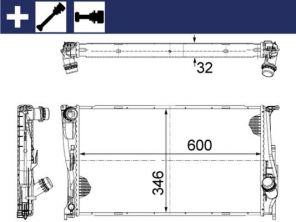 Mahle CR 1083 000S - Chladič vody -