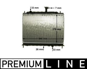 Mahle CR 1304 000P - Chladič vody -