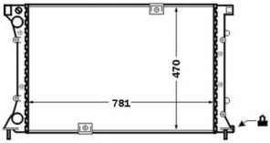 Mahle CR 1505 000S - Chladič vody -