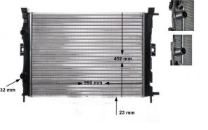 Mahle CR 1690 000S - Chladič vody -
