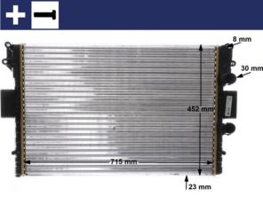 Mahle CR 2006 000S - Chladič vody -