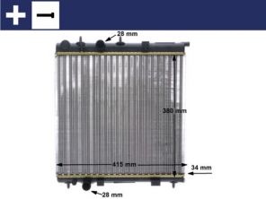 Mahle CR 2036 000S - Chladič vody -