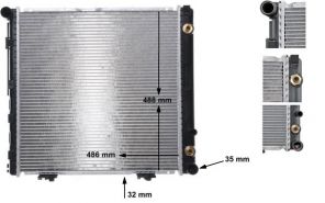 Mahle CR 291 000S - Chladič vody -