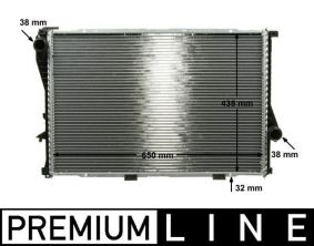 Mahle CR 295 000P - Chladič vody -