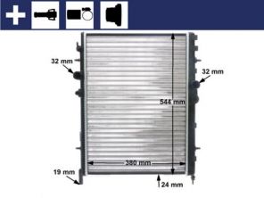 Mahle CR 515 000S - Chladič vody -