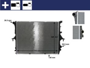 Mahle CR 571 000S - Chladič vody -