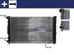 Mahle CR 647 000S - Chladič vody -