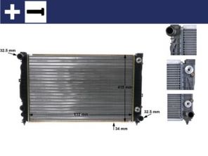Mahle CR 648 000S - Chladič vody -