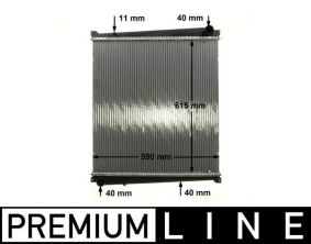 Mahle CR 818 000P - Chladič vody -