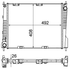 Mahle CR 841 000S - Chladič vody -
