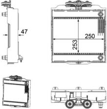 Mahle CR 923 000P - Chladič vody -