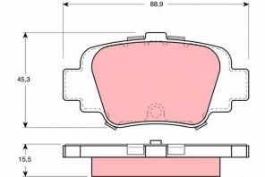 TRW GDB1060 - Brzdové platničky -