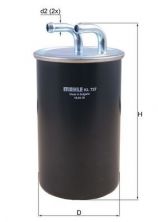 Knecht KL 737 - Palivový filter