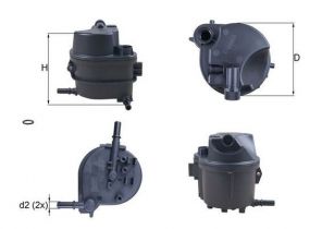 Knecht KL 777D - Palivový filter