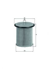 Knecht KX 74 - Palivový filter