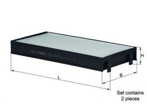 Knecht LA 221/S - Peľový filter