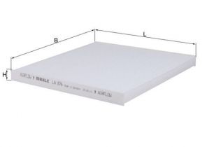 Knecht LA 876 - Peľový filter