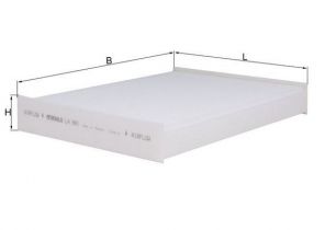 Knecht LA 891 - Peľový filter