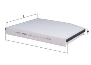 Knecht LA 947 - Peľový filter