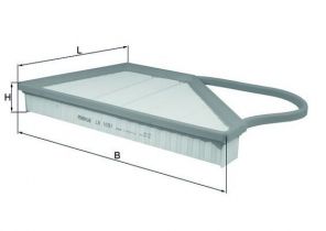 Knecht LX 1091 - Vzduchový filter