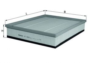 Knecht LX 1602 - Vzduchový filter