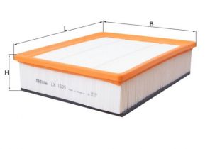 Knecht LX 1605 - Vzduchový filter