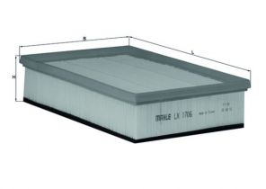 Knecht LX 1706 - Vzduchový filter