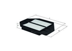 Knecht LX 1742 - Vzduchový filter