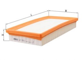 Knecht LX 1781/2 - Vzduchový filter