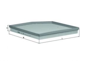 Knecht LX 1791 - Vzduchový filter