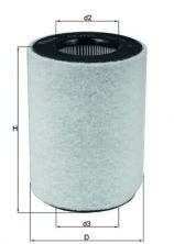 Knecht LX 1792 - Vzduchový filter