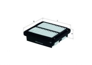 Knecht LX 2122 - Vzduchový filter