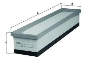 Knecht LX 3144 - Vzduchový filter