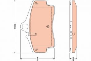TRW GDB1757 - Brzdové platničky -