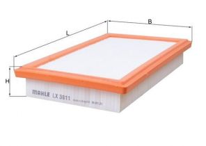 Knecht LX 3811 - Vzduchový filter