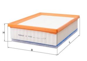 Knecht LX 4068 - Vzduchový filter