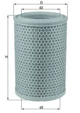 Knecht LX 660 - Vzduchový filter