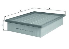 Knecht LX 678 - Vzduchový filter