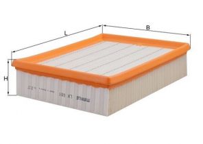 Knecht LX 691 - Vzduchový filter