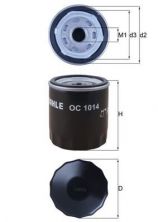 Knecht OC 1014 - Olejový filter -