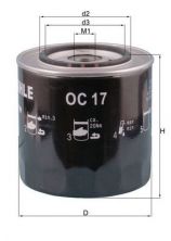 Knecht OC 17 - Olejový filter -