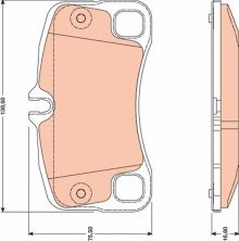 TRW GDB1792 - Brzdové platničky -
